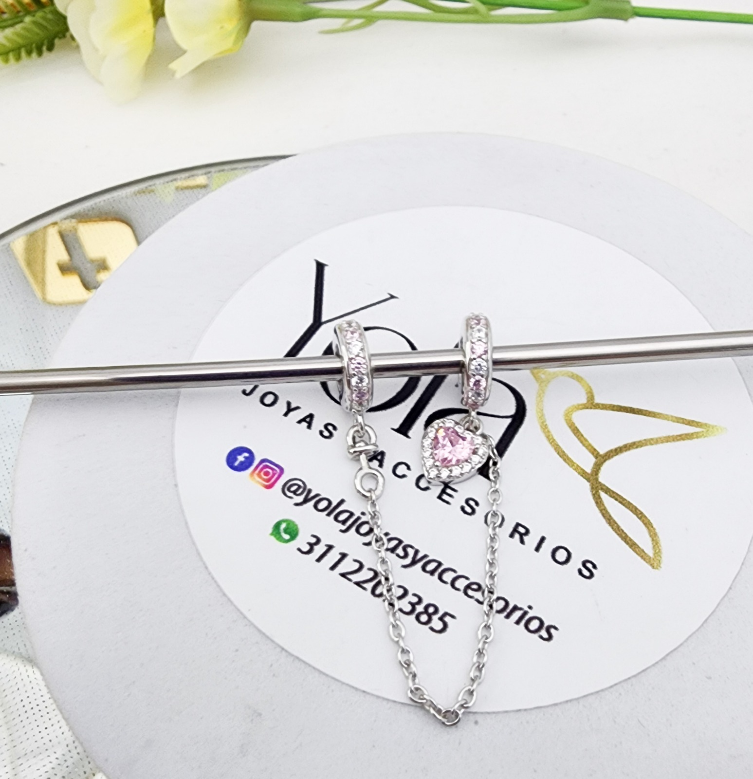 Dije Seguridad Corazón