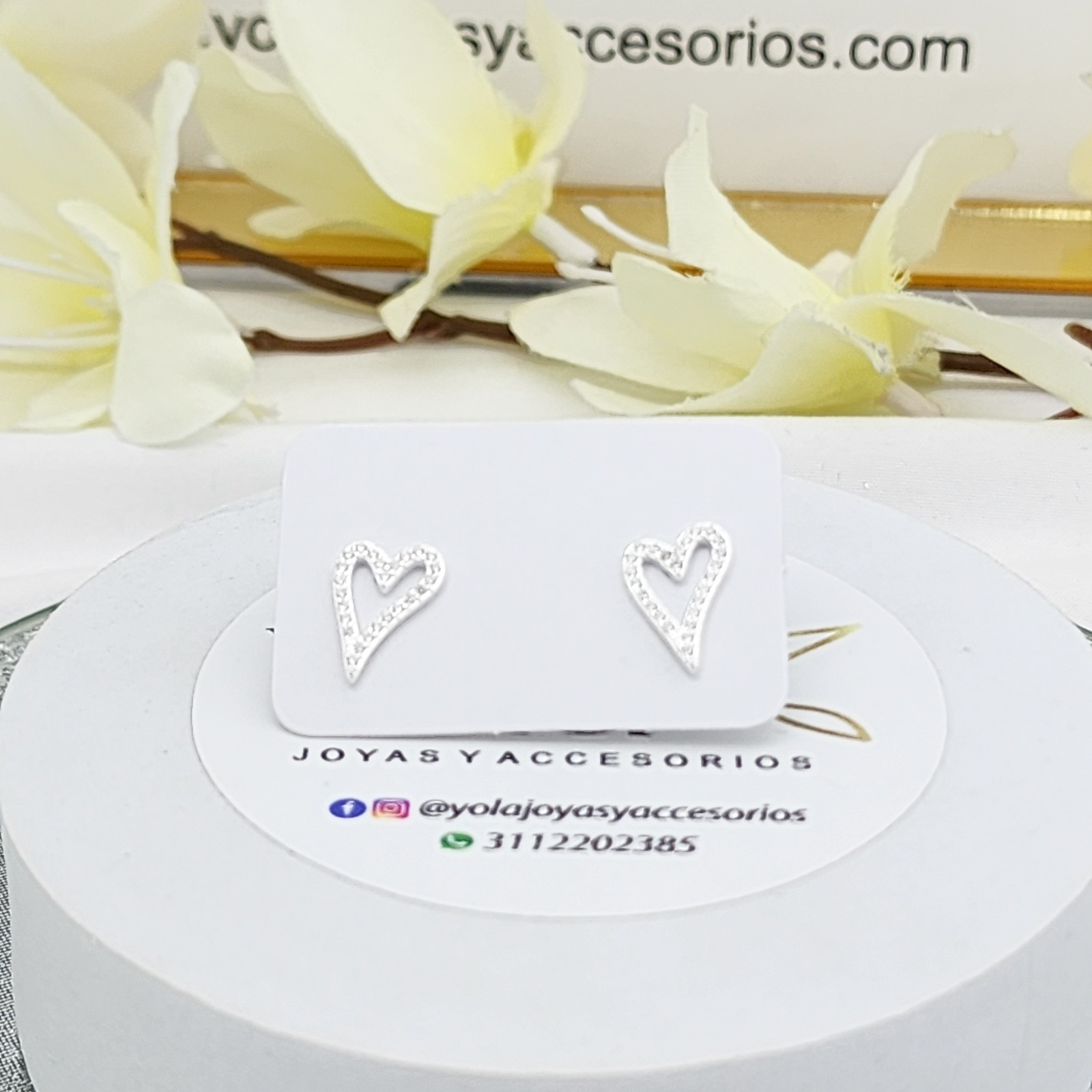 Topo Corazón Cristal